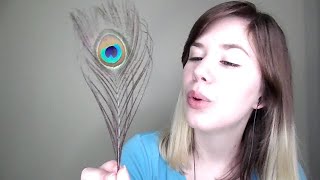 ASMR Peacock Feather Personal Attention & Hypnosis (Birdsong in Background) screenshot 1