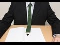 【スーツで】ニットタイを編んでみた【編み物】