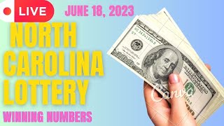 North Carolina Evening Lottery Results For June 18, 2023 - Pick 3 - Pick 4 - Cash 5 - Powerball