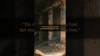Marcus Aurelius on Negative Visualization #shorts