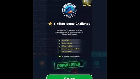 Bitlife Finding Nemo Challenge