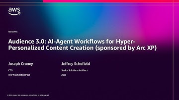 AWS re:Invent 2025 -Audience 3.0: AI-Agent Workflows for Hyper-Personalized Content Creation-AIM3344