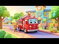 Fire Truck ABC School Song 🚒🔤 | Fun Alphabet Learning Song for Kids