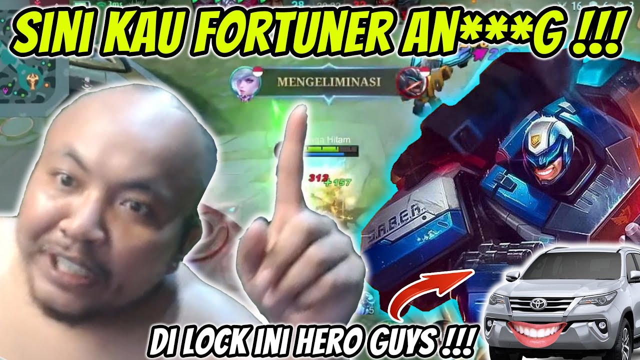 DIKEJAR FORTUNER GAK TAKUT!!! AWAS AWAS KUNCI INGGRIS B*B*!!!