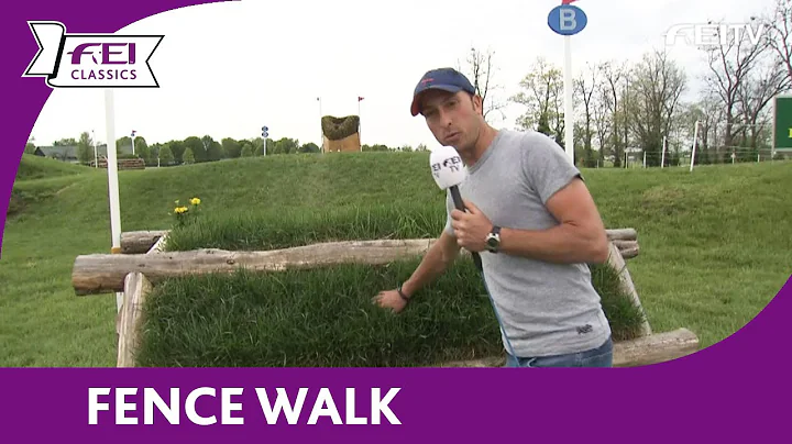 Fence Walk - Tim Price – FEI Classics™ 2015/16 – Kentucky Three Day Event