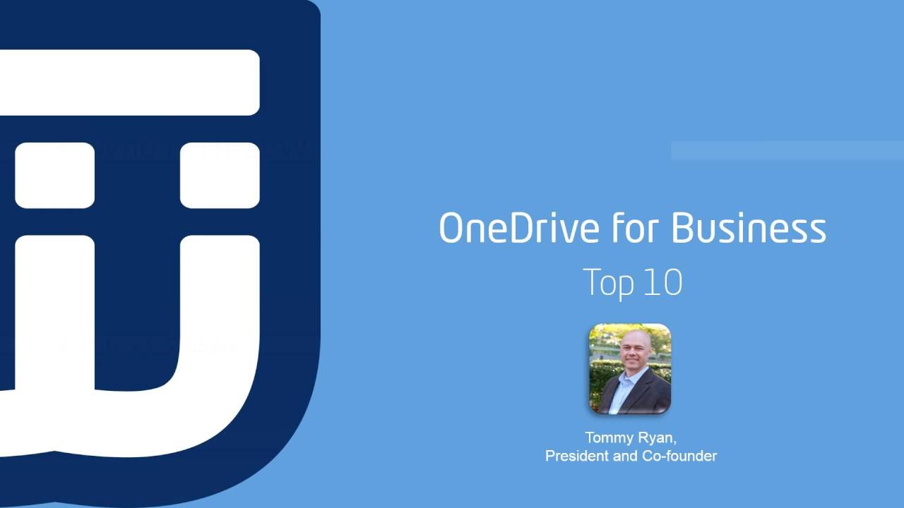 OneDrive For Business Webinar YouTube