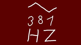 381 hz triangle