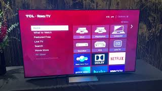 Best 4K TV for Gamers 144Hz: TCL 4K 6 Series 55R655 Mini LED TV