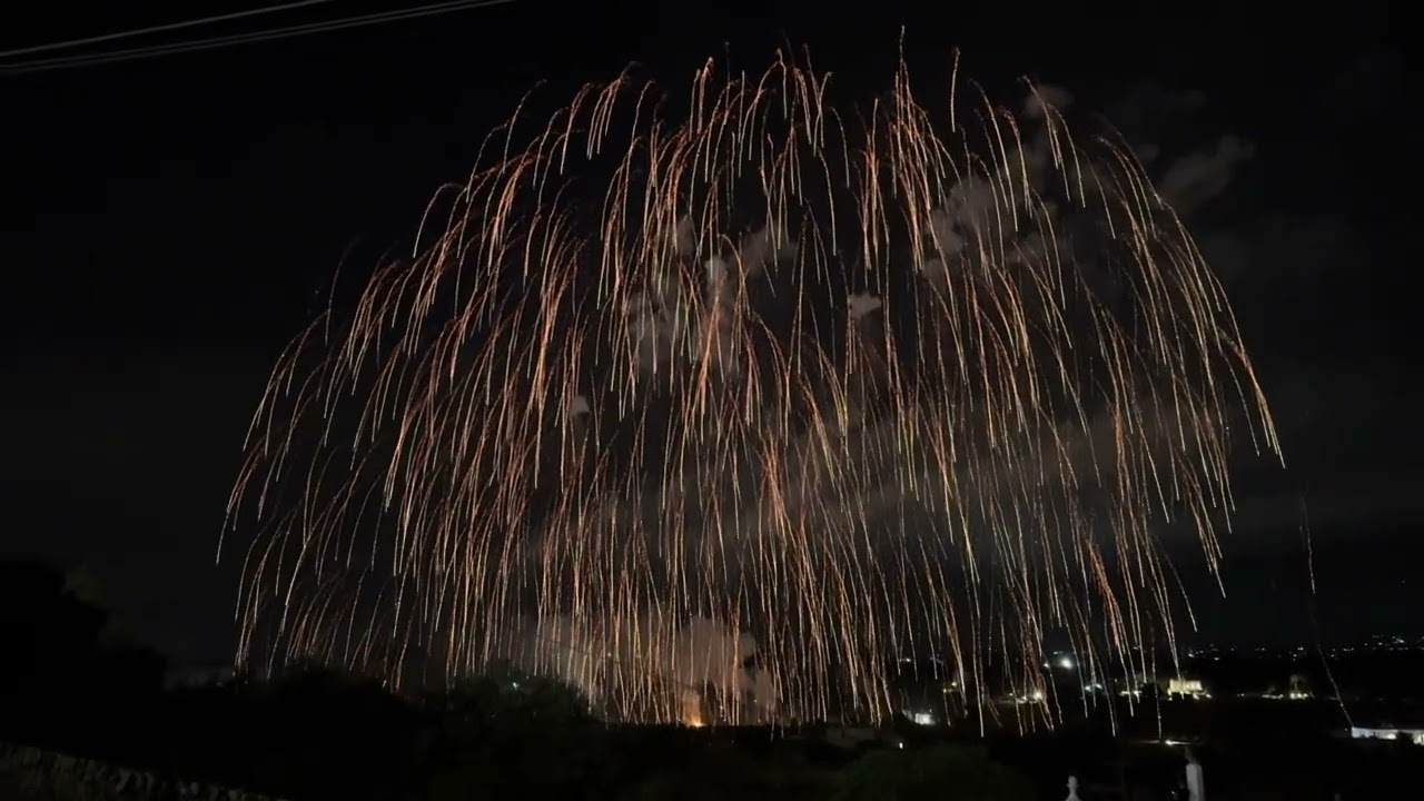 65ma Sagra Pirotecnica San Rocco 2025 Locorotondo - Terzo fuoco - Pannella