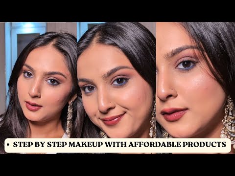 Makeup tutorial for beginners with product knowledge ✨|| learn with me✅||
