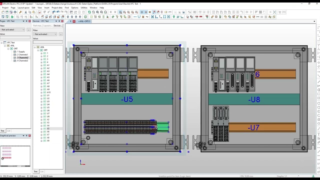 VARIOFACE Front Connect – Planning situation