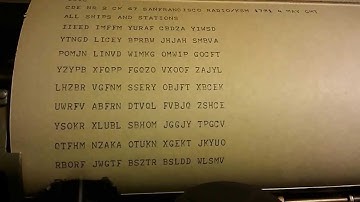 receiving M209 encrypted transmission, may 4, 2013