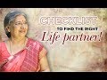 Checklist to  find the right life partner  by yoga guru  hansaji