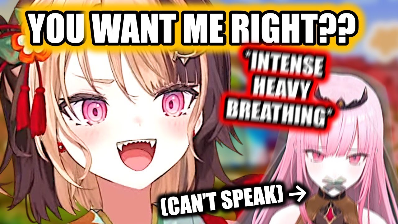 Gigi discovers Calli's weakness and trolls her endlessly in Minecraft when she cannot speak...