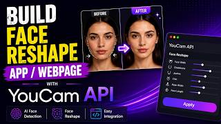 I Built an AI Face Reshaping App in 10 Minutes with Perfect Corp’s YouCam API screenshot 1