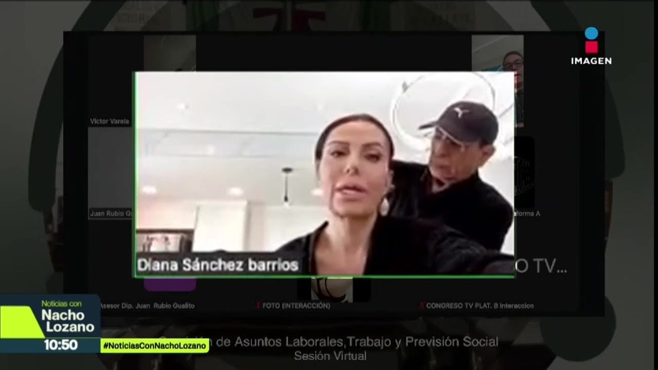 Evidencian a la diputada Diana Sánchez Barrios sesionando desde un salón de belleza | Nacho Lozano