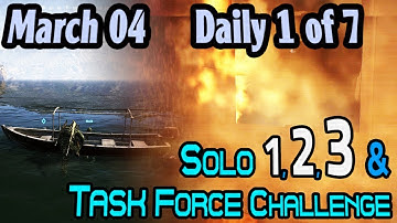Solo 1-3 & Task Force Challenges : March 4 :: Daily 1 of 7 🞔 No Commentary 🞔 Ghost Recon Wildlands