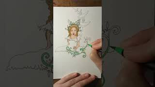 Spring Magic, watercolor part 2