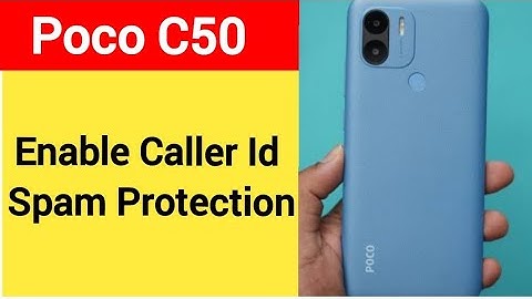 How to enable caller ID spam protection, Poco C50 spam call se Kaise band kare