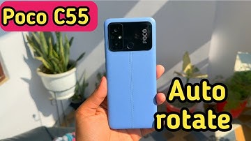 How To Enable Auto Rotate In Poco C55,Auto Rotate Screen Enable In Poco C55,
