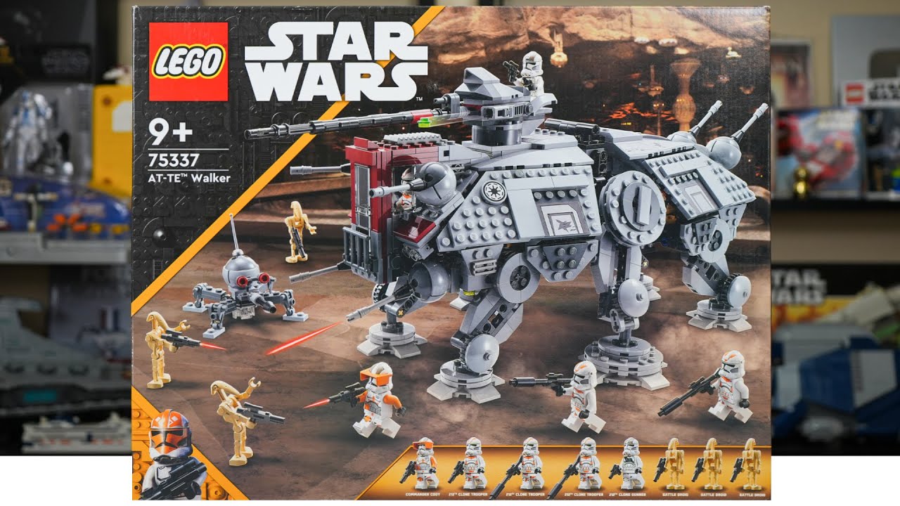 LEGO Star Wars 75337 AT-TE WALKER Review! (2022) 