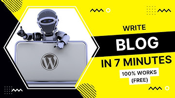 A Blog in 7 Minutes: How to Write A Blog Post Using "AI Content Writing Tool" (100% Free)
