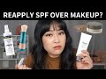 How to Reapply Sunscreen Over Makeup | Lab Muffin Beauty Science