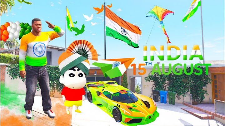 Franklin And Shinchan Celebrate Independence Day 15 August in GTA V