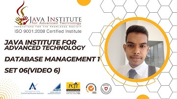 Question Set 06 | Database Management System | Java Institute