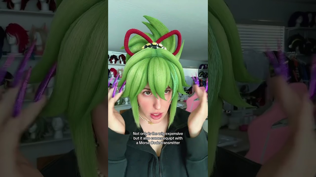 Wig comes with Morse Code transmitter! 