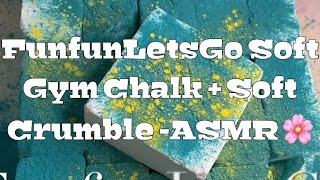 FunfunLetsGo Soft Gym Chalk + Soft Crumble -ASMR =) screenshot 4