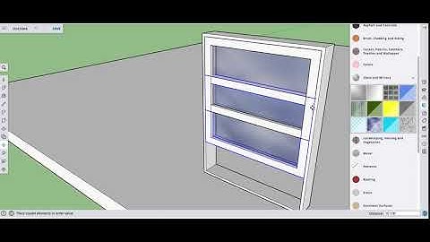 Arch I -Double Hung Window in SketchUp