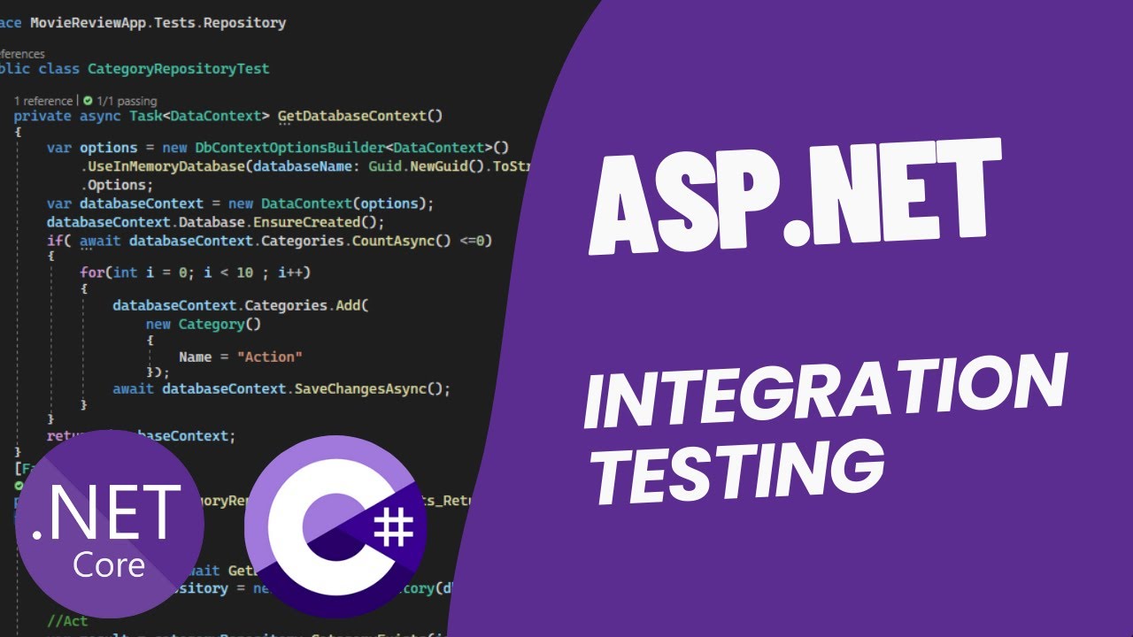 Integration Tests - Repository Testing - YouTube