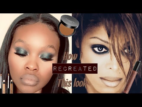 MAKING FACES By Kevin Aucoin | IS HOW I RECREATED Janet Jackson’s Look | VIVIANA MAJOK
