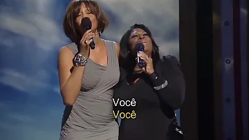 Whitney Houston and Kim Burrell - I Look To You (Legendado)