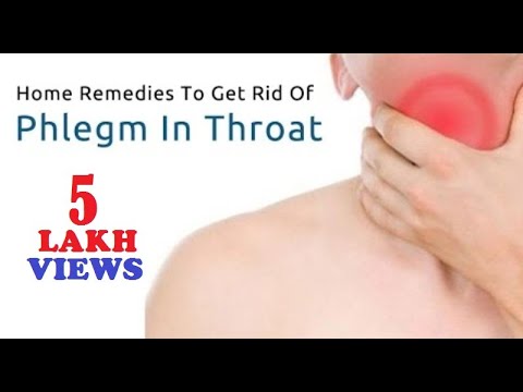 throat phlegm mucus rid remedies