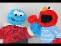 Cookie monster new clothes with sesame street elmo ernie and cookie monster dress toys