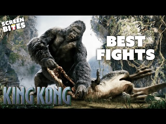 Best Fight Scenes | King Kong (2005) | Screen Bites class=