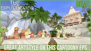 The Explorator Demo | Great Art Style On This Fun Cartoony FPS, But It Needs ALOT Of Work