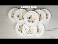 ASMR baking soda crispy white cookies crumbling