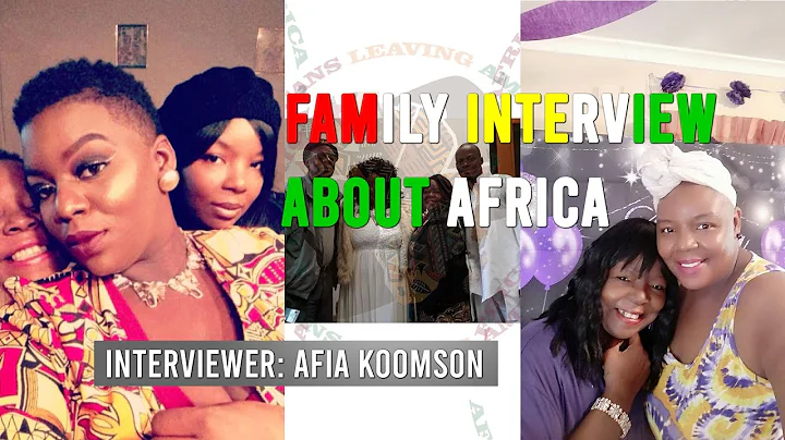 Africans Leaving America Presents My Mother Elaine...