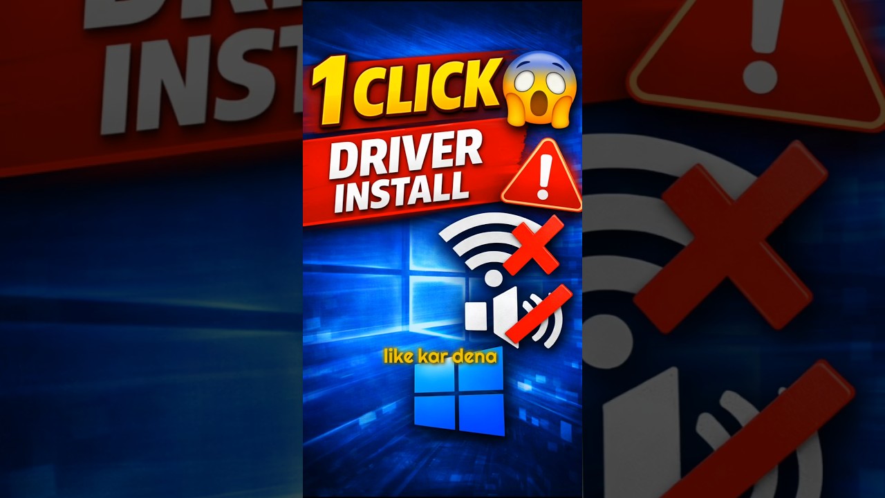 Install All Drivers instantly 😱😱⚡