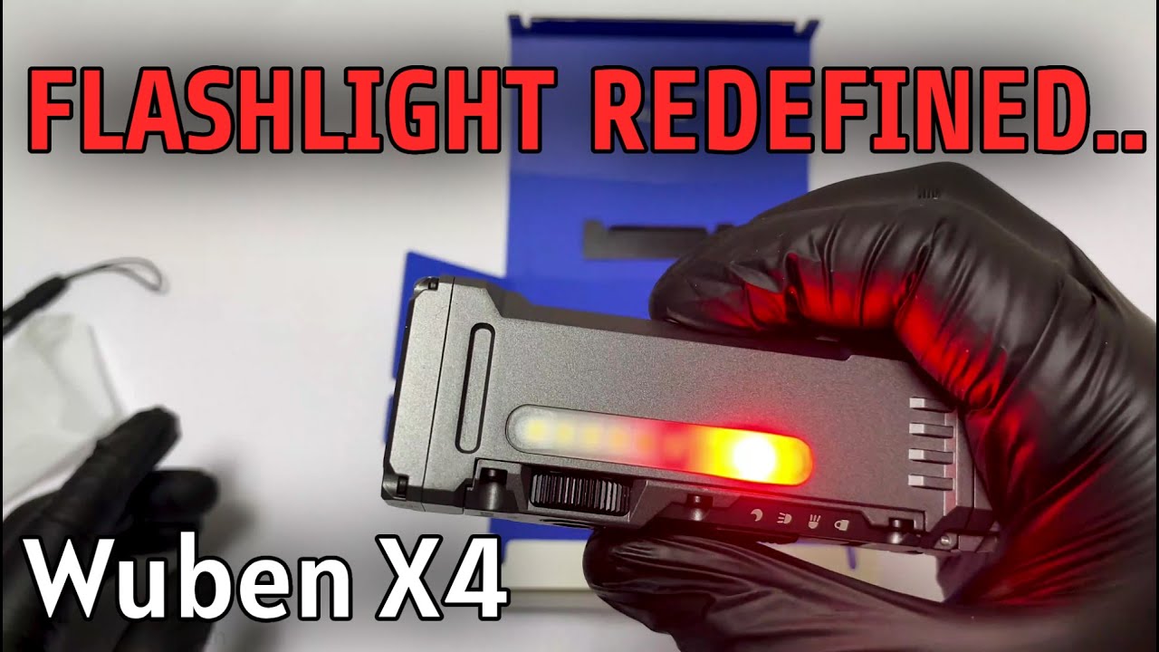 Wuben X4 — The Most Futuristic Flashlight of 2025!