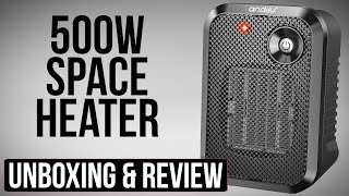 500W Space Heater Unboxing | Is It Worth It