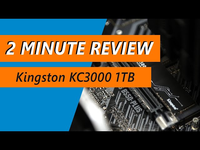 The Kingston KC3000 1TB SSD's speed blew us away - Review - YouTube