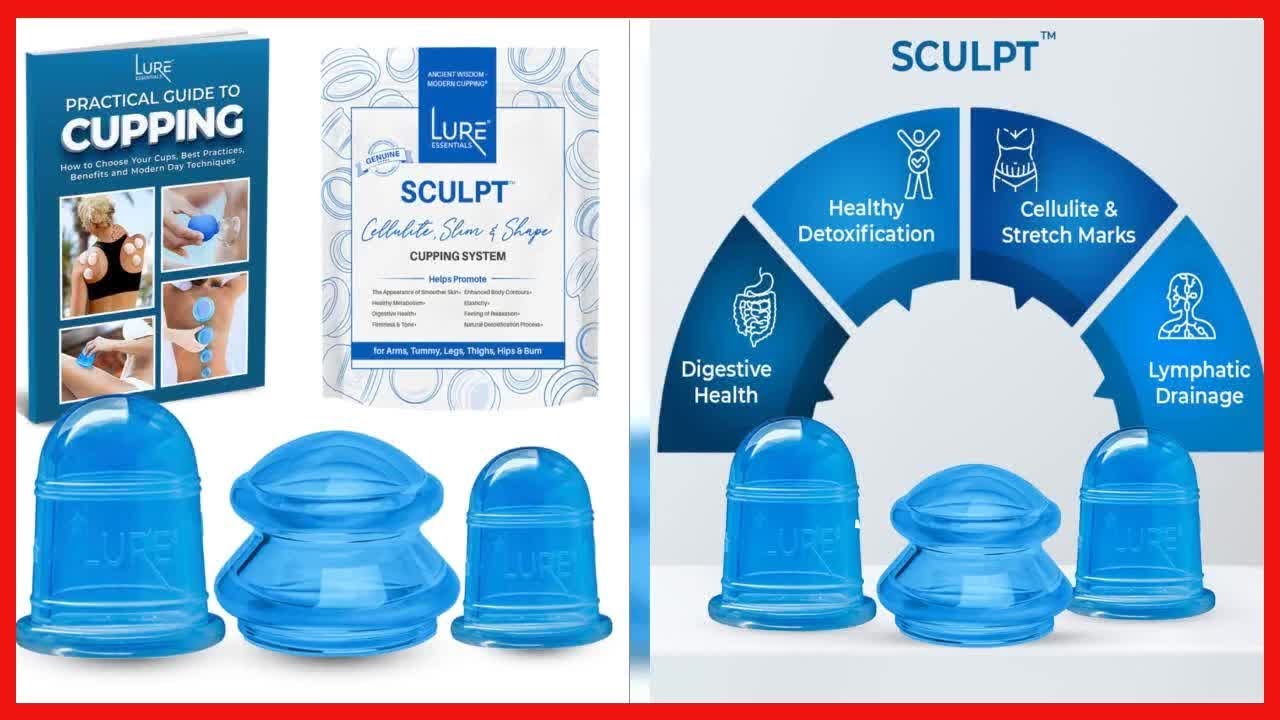 Lure Anti Cellulite Cupping Therapy Set - Massager Cupping Kit