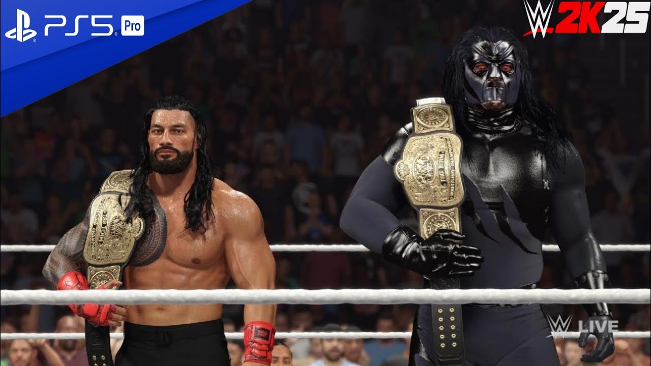 WWE 2K25 PS5 | Dark Kane & Roman Reigns vs Nemesis & Jey Uso – Epic Tag Team Match | 22 Feb 26