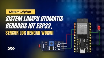 Sistem Lampu Otomatis Menggunakan ESP32 dan Sensor LDR di Wokwi