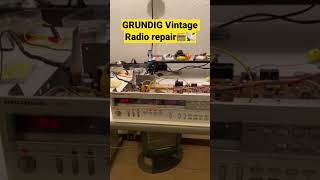 During the repair of a #vintage #grundig #radio #diy #electronic #home