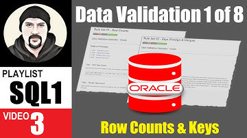 Oracle Data Validation Examples: Row Counts, Duplicates, and Foreign Key Orphans